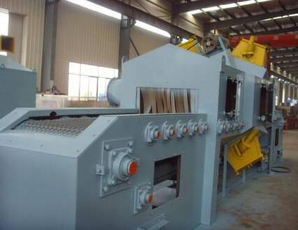 網帶式拋丸除銹機-網帶式除氧化皮機-環保型