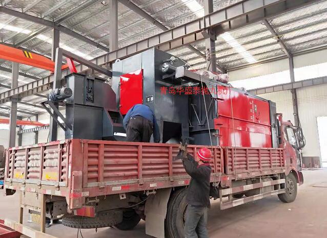 3720雙吊鉤式拋丸機發往山東省萊州市孫總